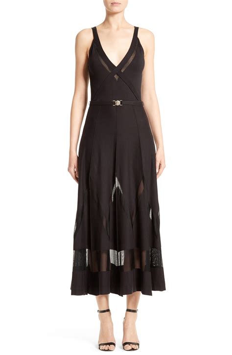 versace midi dress